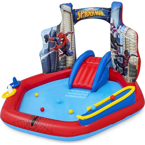 Piscina Hinchable Parque de Juegos Spiderman Bestway