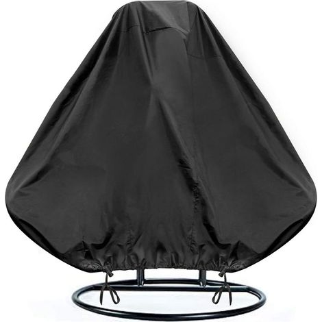 Couverture de Chaise Suspendue, Housse de Fauteuil Suspendue Imperméable, Housse de Protection pour Oeufs Chaise, Coupe-Vent, Anti-UV, Tissu Oxford Robuste (230x200cm) (1/5)