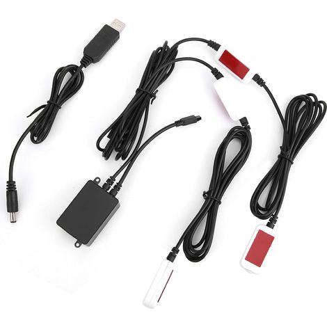 Kit lumineux d'ambiance intérieure voiture 4-en-1 RGB 8 couleurs réglable, contrôle vocal et APP, lampe de sol clignotante USB (1/5)