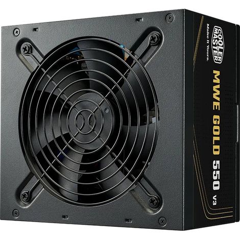Alimentatore desktop Cooler Master Cooler Master Alimentatore Mwe Gold 850 V3, Uk, 850w 80+Gold Non Modulare Atx 3.1 Ventola 120mm, Gar MPE-8506-ACAG-BUK