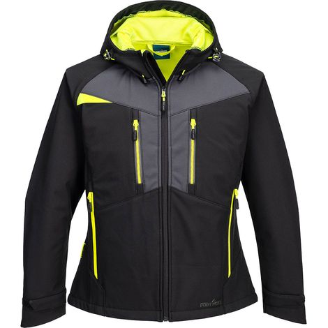 Softshell Femmes Dx4 (3 Couches) - Taille M - Noir - Portwest