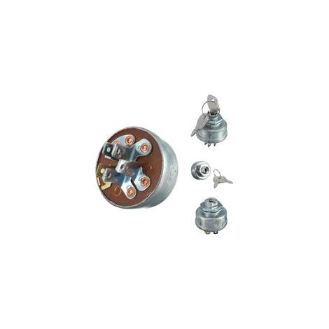 Interrupteur de démarrage d'allumage 5 broches avec clé pour tondeuse tracteur de pelouse, compatible MTD 725-0267 – Installation facile–