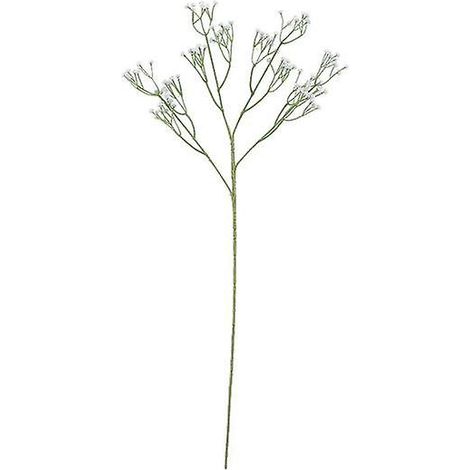 Fleurs artificielles en gypsophile pour vase et bouteille, bouquet de mariage factice en plastique pour la maisonblanc (1/5)