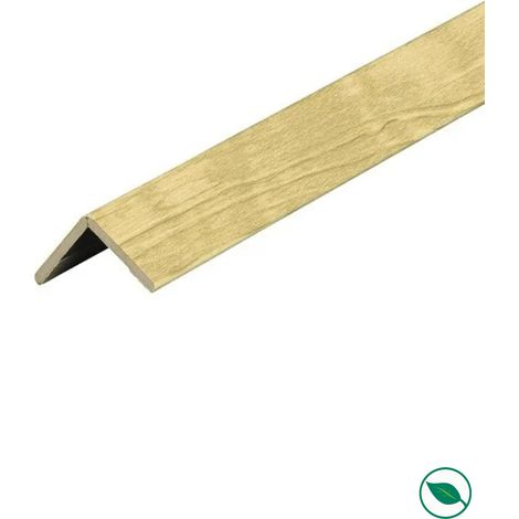 Lot de 16 baguettes angles revêtus bouleau 2400 x 21 x 21 mm PEFC 70% (1/3)