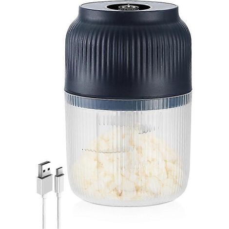 Mini coupe-oignons électrique, sans fil et portable, rechargeable par USB, petit hachoir à ail, fouet, mixeur, hachoir à aliments, hachoir à viande (1/5)