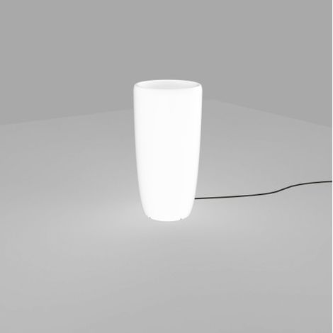 Lampadaire extérieur Nowodvorski Flowerpot M blanc E27