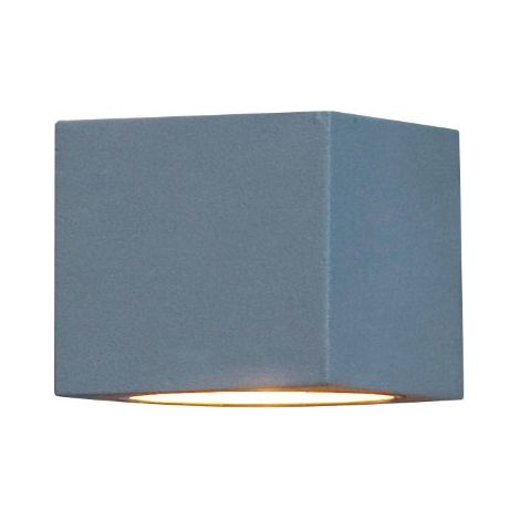 Konstsmide Modern 7341-250 Modena - Lampada da parete quadrata, in metallo, colore: Bianco opaco (1/4)