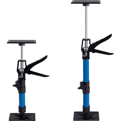 Supports de Montage Télescopique Etai de Soutien Télescopiques de 30 à 59cm Antidérapant pour Plafond Montage Plaques de Plâtre Armoire 2 Pièces (1/5)