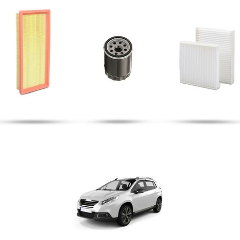 Kit tagliando 3 filtri compatibile con Peugeot 2008 1.2 e-THP 81kw Dal 2014 (1/4)