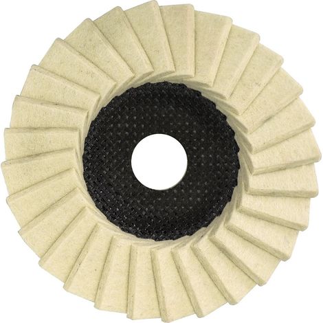 CALFLEX-645002 DISCO DE LAMINAS DE FIELTRO PARA PULIR ABRILLANTAR (125MM) RI - AGHASA