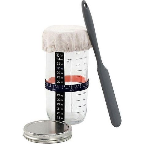 Bocal en verre hermétique pour levain, bocal de fermentation naturelle (1/5)