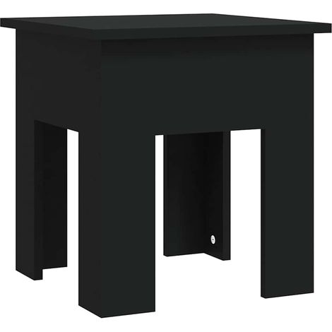Maison Exclusive - Couchtisch Schwarz 40x40x42 cm Holzwerkstoff (1/5)
