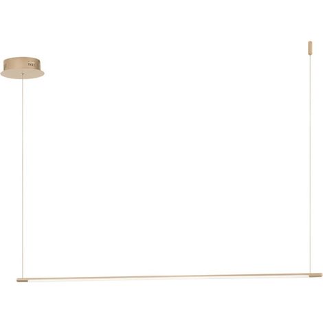 Lampada a sospensione Led in metallo verniciato Oro - GENIUS 120 (1/3)
