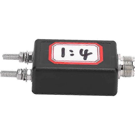 Balun 1:4 HF Pour Antenne Filaire Courte Onde, Adaptateur QRP Extérieur, Station Portable, Kit de Montage, 4:1 Impédance, Usage DX et Radioamateur (1/4)