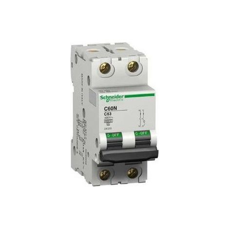 Disjoncteur 1A 1P+N courbe C 10kA C60N (remplacé par A9F74601) SCHNEIDER 24183 (1/2)