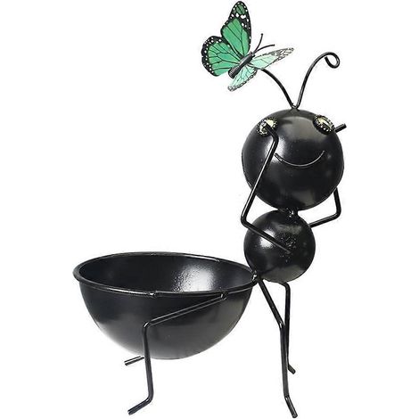 Schmiedeeiserne Keramik in Form einer Ameise, dekorativer Blumentopf mit Cartoon-Tiermotiv für Büro, Schlafzimmer, D-Stil.
