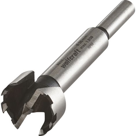 wolfcraft - Fraise à Bois d'Encastrement avec Pointe de Centrage - Diamètre 25 mm. Longueur 90 mm - réf. 3317000 (1/5)