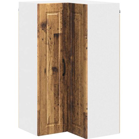 Maison Exclusive - Armario Esquinero de Pared PORTO Madera vieja