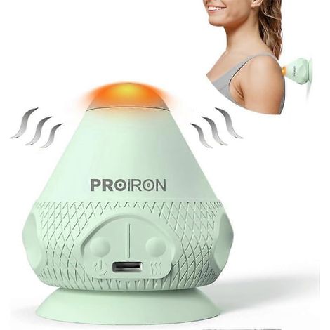 Freihändige Vibrationsmassagebälle mit Heizfunktion für Triggerpunkte massieren die Rückenmuskulatur tiefenwirksam, lindern Schmerzen und fördern die Regeneration. (1/5)