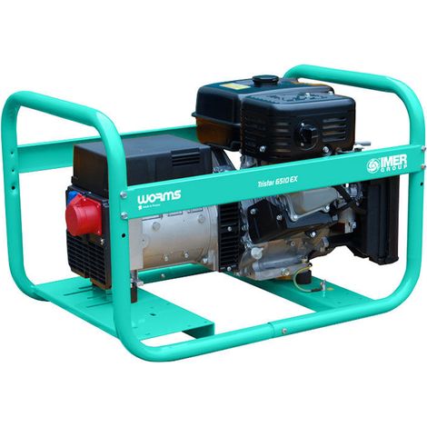 Groupe électrogène essence triphasé 5800 W WORMS (1/2)