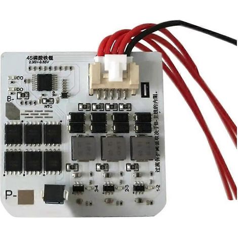 Carte de protection et d'équilibrage actif inductif 4S pour batterie LiFePO4 à 4 cellules, B (1/5)