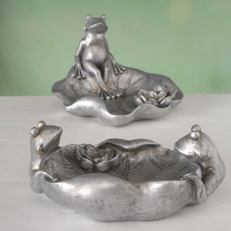 Vogeltränke / -bad Bartolomeo, 2 sort., H 18,00 cm,