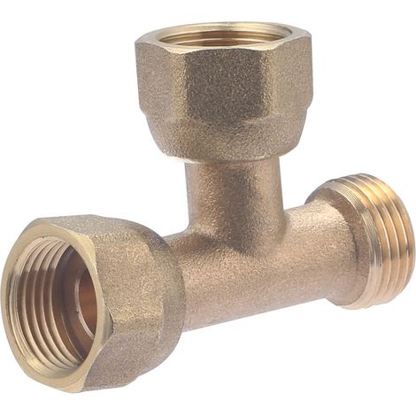 TE Tuerca Libre QUICK PLOMBERIE - Macho 3/8 Hembra 3/8 Hembra 3/8 (1/4)