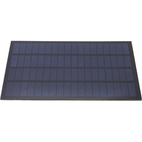 Panneau solaire portable 2.5W 18V en polysilicium pour charge d'appareils basse consommation, dimensions 194x120mm (1/5)