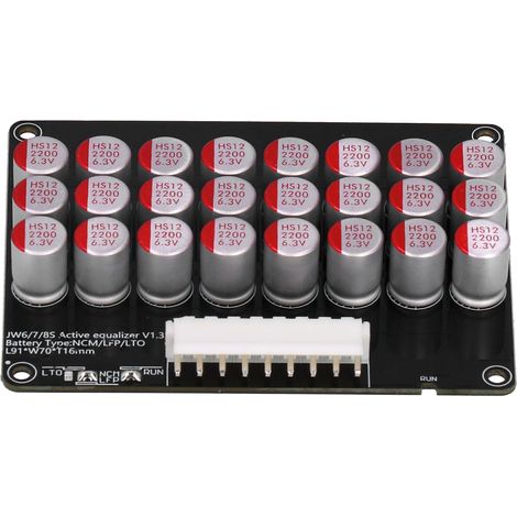 Batteries au lithium série 3S-8, égaliseur actif compatible avec les batteries ternaires lithium/fer/titanate de lithium