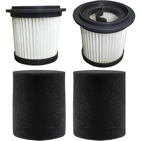 Lot de 2 filtres HEPA et 2 filtres en mousse pour aspirateurs sans fil AIRDIYA VG3, MHRMHR KP1108 et Bieiao (1/5)