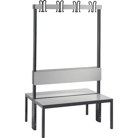 C+P, Banc de vestiaire COMFORT double face, stratifié HPL,