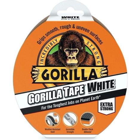 Gorilla Tape Tough & Wide 73 mm x 27 m - Double-Thick All-Weather Repair Tape