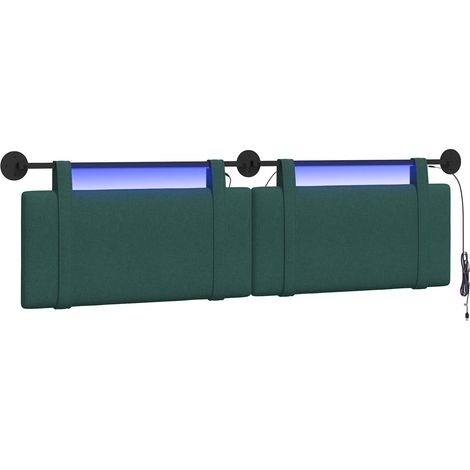 Maison Exclusive - Testiera sospesa Verde Scuro Tessuto (1/5)