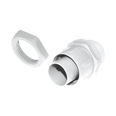 Raccord pour gaine spiralée Ø32 pas métrique 1,5 gaine/boîte IP65 FAEG - FG16632
