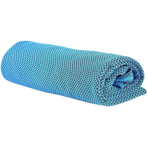 Serviette rafraîchissante à séchage rapide en fibres de polyester, design en maille, idéale pour les sportifs. (1/5)