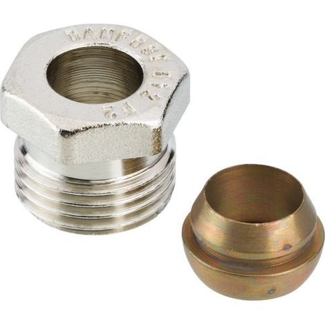Danfoss Klemmverbinder R 1/2" AG auf 12mm für Stahl- und Kupferrohre