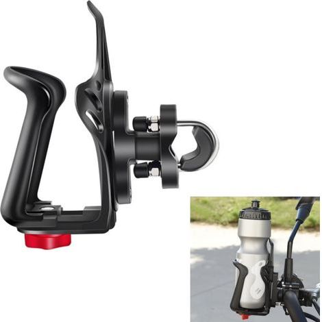 Porte-bouteille pour vélo, porte-gobelet de moto, 55 à 78 mm, taille réglable, pour vélo, scooter, vélo électrique (1/5)
