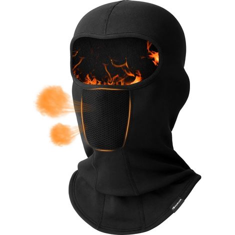 Masque intégral thermique respirant pour homme et femme, sous casque (1/5)