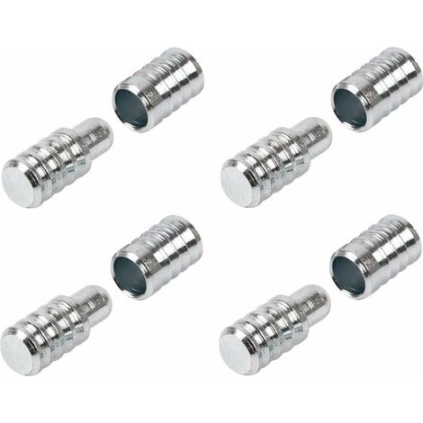 – Lot de 4 goupilles de guidage en acier pour rallonge de table – Dimensions standard – Installation simple pour stabilité renforcée (1/2)