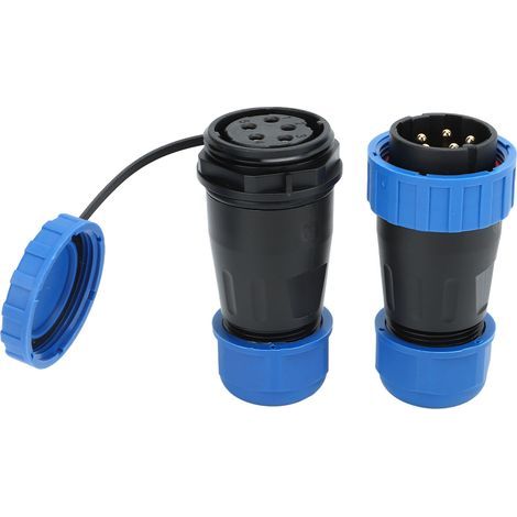 Connecteur de prise étanche 380V 45a, sans soudure, femelle et mâle, puissance d'aviation, 5 broches, taille de Contact 2,8x5mm (1/5)