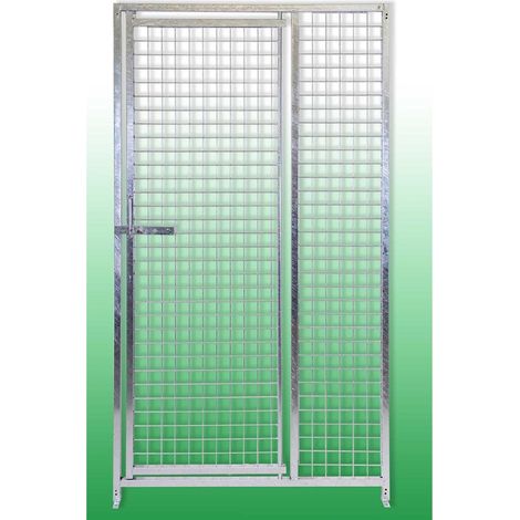 Cancello di recinzione maglia 5x5 cm zincato a caldo da 1xh1,80 metri