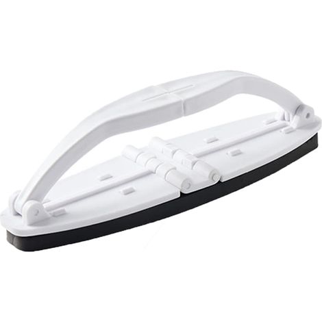 Brosse de nettoyage pliable et multifonctionnelle pour plaques de cuisson, blanche (1/5)