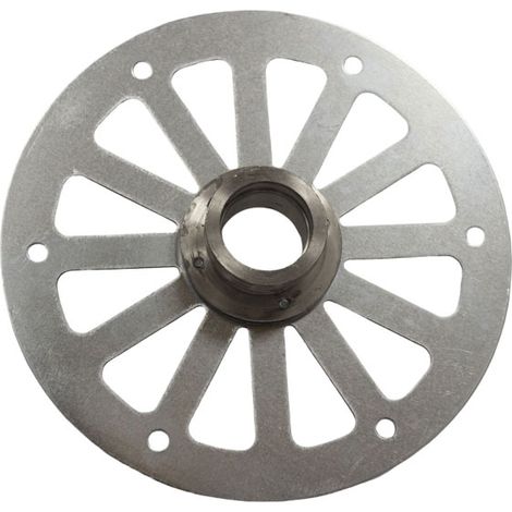 Applique robinet de jardin sous enduit APLIC'ENDUIT PER à visser F 1/2" (15/21) - Nickel - ANQUIER (1/3)