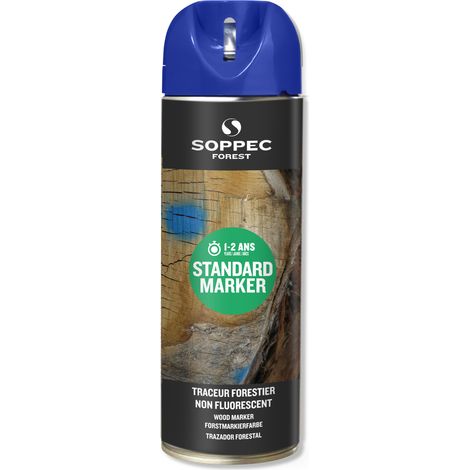 Spraydose - Forstmarkierer SOPPEC nicht fluoreszierend blau 1-2 Jahre standard marker - 131901
