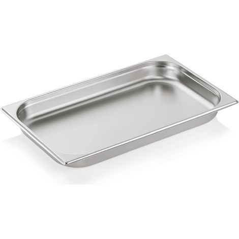 Bac GN 1/1 en Acier au nickel-chrome 6,5 L H 55 mm - Was Germany