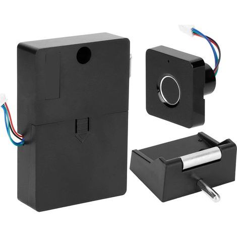 Schrankschloss mit Fingerabdrucksensor, intelligente elektronische Schranktürschlösser, Möbelschubladenschloss, versteckte Aktenschublade ohne Schlüssel, Schrank (1/5)