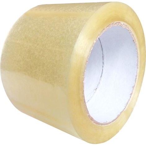 Lot de 6 Ruban adhésif polypropylène économique 75mmX100M Transparent