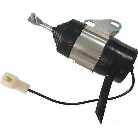 Électrovanne d'arrêt de carburant pour moteur diesel 12 V compatible avec Kubota RTV900 BX1800D Z482 Z602 D722 D782. Remplace les références 052600-4530, 16851-60014 et 05260. (1/5)