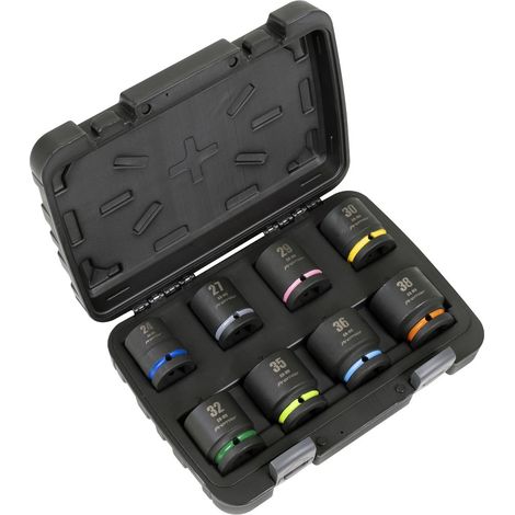 Sealey AK8890M Premier Impact Socket Set 3/4""Sq Drive 8pc