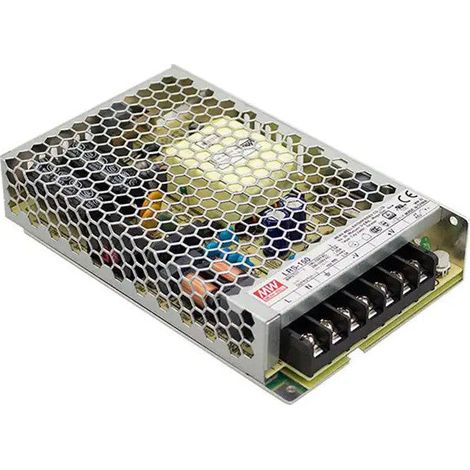 LRS-150-36  Transformador MEANWELL Entrada 85-132/170-264VAC by switch Salida 36VDC 4,3A 154,8W Aislamiento 3750VAC